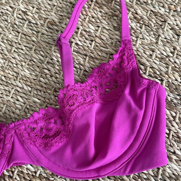 FITS EVERYBODY LACE UNLINED SCOOP BRA | LOLLIPOP - Picture 6 of 12